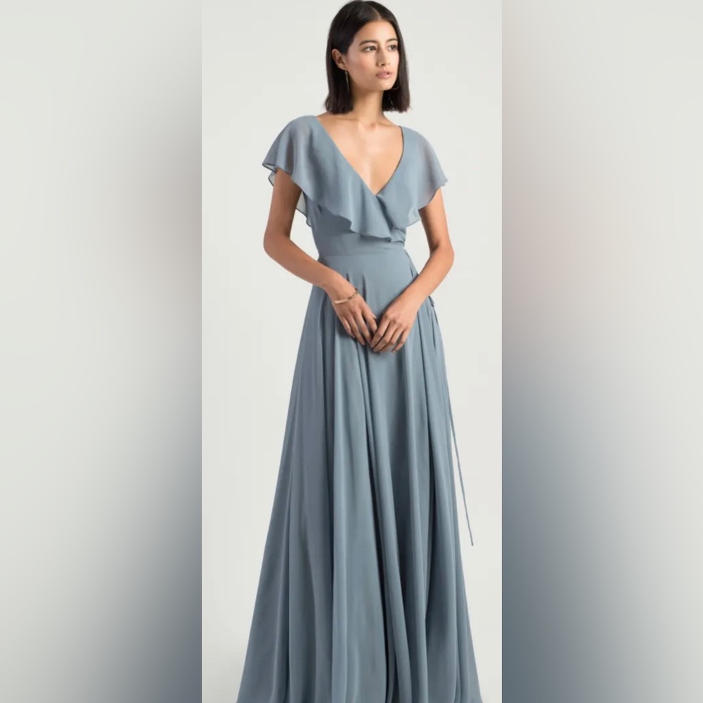Jenny Yoo Bridesmaid Dress - FAYE, Peri, Medium